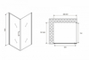 Abber Sonnenstrand AG04090-S80 Душевой уголок, 90x80x195, цвет: хром
