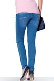 Джинсы для беременных (SLIM) 03964 голубой