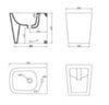 BelBagno Albano BB120B Биде напольное, цвет: белый
