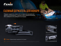 Фонарь светодиодный налобный Fenix HM50RV20 (700 лм, аккумулятор)