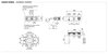 Remer Element ET54D3RP Встраиваемый смеситель для ванны душа, на 2 выхода, цвет: медь брашированная