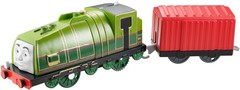 Fisher Price Моторизованный паровоз ГАТОР с прицепом из серии Трекмастер (BMK88-5)