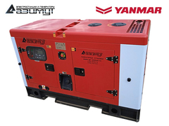 Дизельный генератор Азимут АДС-7-Т400-РКЯ2 Yanmar в кожухе с автозапуском