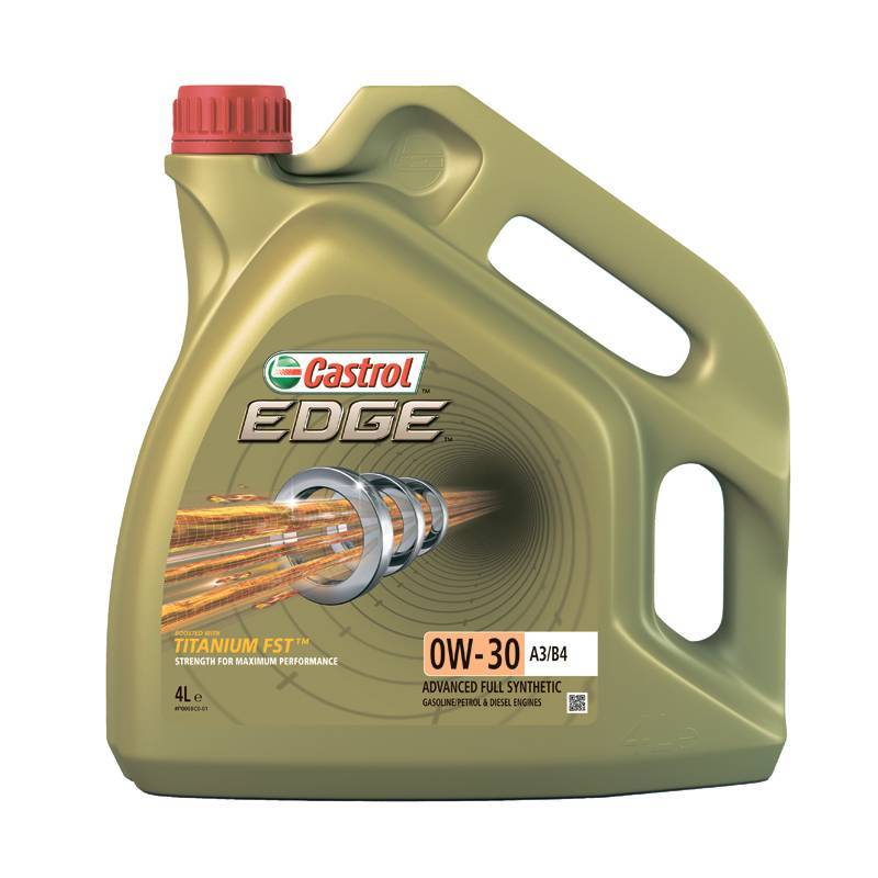Масло моторное CASTROL EDGE FST A3/B4 0W-30 синтетическое 4 л