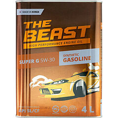 E0107L04U1 THE BEAST Синт-ое мот.масло SUPER G 5W-30 (4л) - 4 л