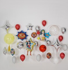 Сет гелиевых шаров 