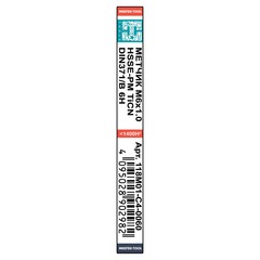 Метчик М 6,0х1,0 (Машинный) DIN371 HSSEPM-TiCN 6h B/4-5P 80мм a=4,9 H-Tools 118M01-C4-0060