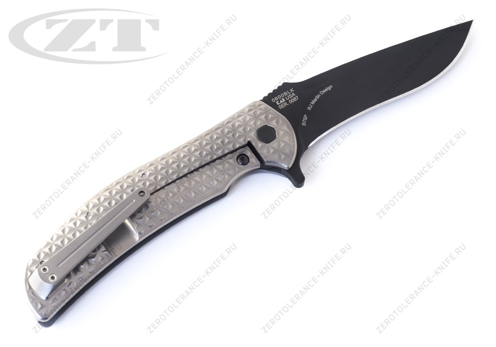 Нож Zero Tolerance 0600Blk Rj Martin - фотография 
