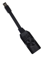 Внешняя звуковая карта игровая Plextone GS3 Mark 2, USB, 7.1, Регулировка громкости, Отключение микрофона