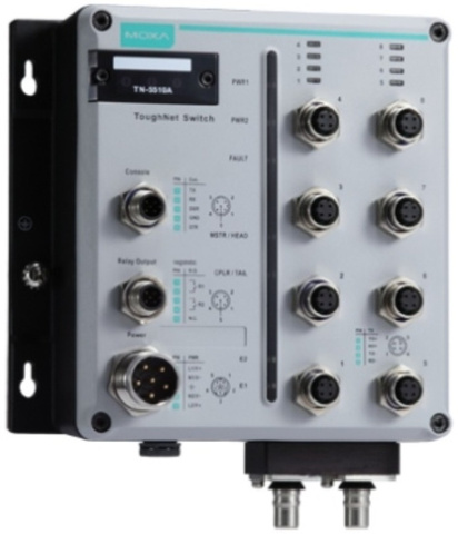 Коммутатор управляемый MOXA TN-5510A-2GLSX-ODC-WV-T
