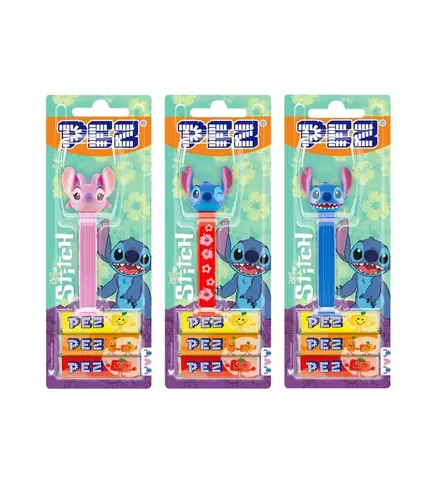 Карамель леденцовая PEZ Stitch, 17 г (Венгрия)
