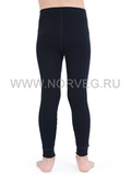 Комплект термобелья из шерсти мериноса Norveg Soft City Style Orange-Black детский