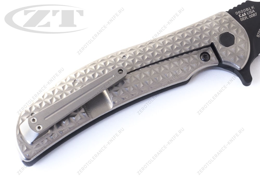 Нож Zero Tolerance 0600Blk Rj Martin - фотография 