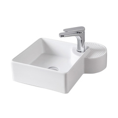 ArtCeram Cartesio CAL003 05 00 BI MATT *1 Раковина накладная, 44x44, цвет: белый фото