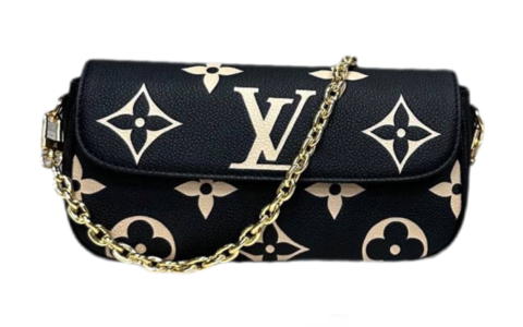 Кошелек Louis Vuitton Ivy на цепочке черный