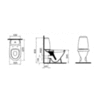 VitrA Grand 9763B003-7200 Унитаз напольный с бачком с сиденьем микролифт