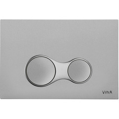 VitrA Sirius 740-0486 Клавиша смыва для унитаза, хром матовый фото