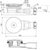Radaway R400W Сифон для душевого поддона 9 см