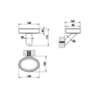 Gessi Ovale 25612#031 Мыльница настенная черная, цвет: хром