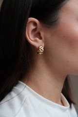 Серьги ЦЕПИ mini gold