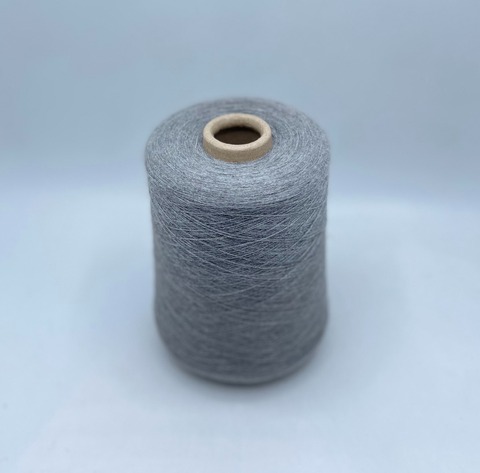 Бобинная пряжа (пр.Италия) арт-Сash, 2600м/100гр,100%Кашемир ,цвет-Серый меланж, арт.33877