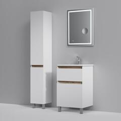 Тумба с раковиной напольная, 55 см, 2 ящика, белый глянец AM.PM X-Joy - M85AFSX0552WG