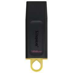 Флешка Kingston DT Exodia 128Гб, USB-A 3.2, чёрный+жёлтый (DTX/128GB)