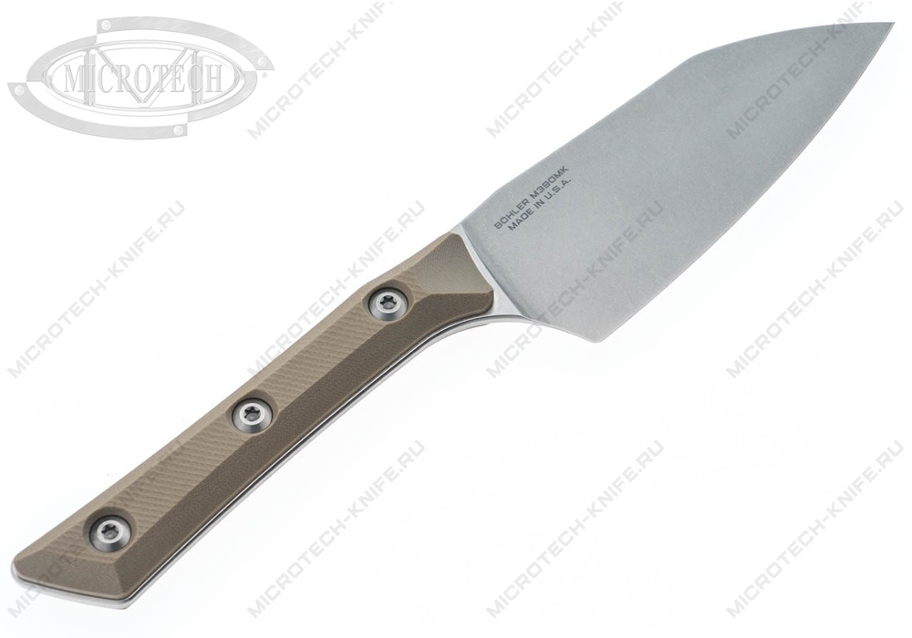 Нож Microtech Kitchen Santoku Small Tan G-10 3300-10TA