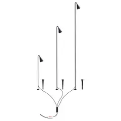 Грунтовый светильник Arte Lamp MULIPHEIN A1084PA-3BK, 3хLED
