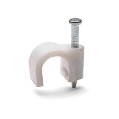 Скоба пластиковая СПК 8 (50шт) Fortisflex