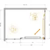 Cezares LUX-AH-FS-11-120/90-C-CR Душевой уголок