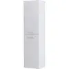 BelBagno DUE-1500-2A-SC-BL-P DUE Шкаф подвесной с двумя распашными дверцами с доводчиками, с двумя полками, универсальный, Bianco Lucido, 400x300x1500