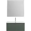 BelBagno UNO-800-1C-SO-VO База под раковину подвесная с фрезерованными ручками по всей длине фасада с одним выкатн. ящ., Еловый Матовый, 800x455x350