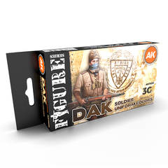 Набор красок AK interactive DAK Soldier Uniform Colors Set 3G, 6 красок