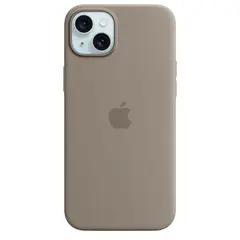 Силиконовый чехол с поддержкой MagSafe Apple Silicone Case для iPhone 15 Plus, Clay (Пепельно-коричневый)