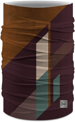 Картинка бандана-труба Buff CoolNet Reflective Oke Garnet - 6