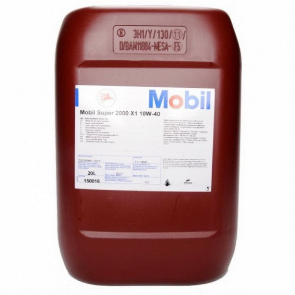 Моторное масло Mobil Super 2000 X1 10W40 полусинтетическое 20л