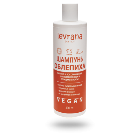 Levrana Daily Шампунь Облепиха, 400 мл