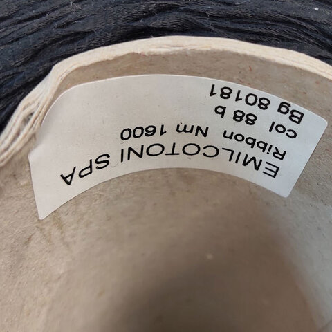 Ленточный хлопок EMILCOTTONI / RIBBON 160 черный