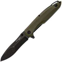 Фото Складной нож Mr.Blade Convair Gen.2 blackwash сталь D2, рукоять Olive G10