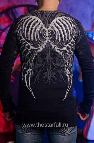 Affliction | Пуловер мужской BLESSED THERMAL A1500 спина