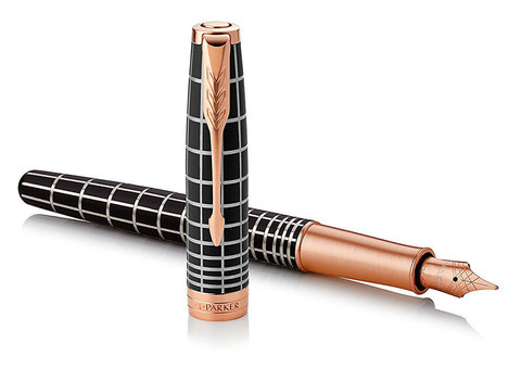 Ручка перьевая Parker Sonnet F531 Premium Masculine, Brown PGT, F