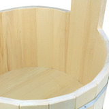 Запарник из осины с крышкой, 32 л - 3