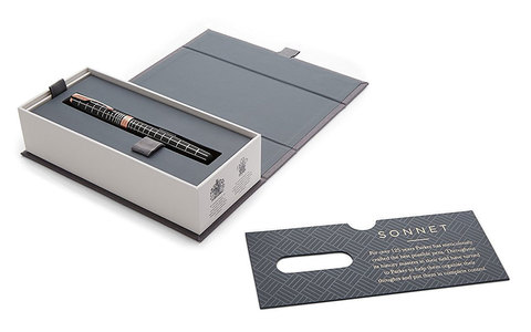 Ручка перьевая Parker Sonnet F531 Premium Masculine, Brown PGT, F