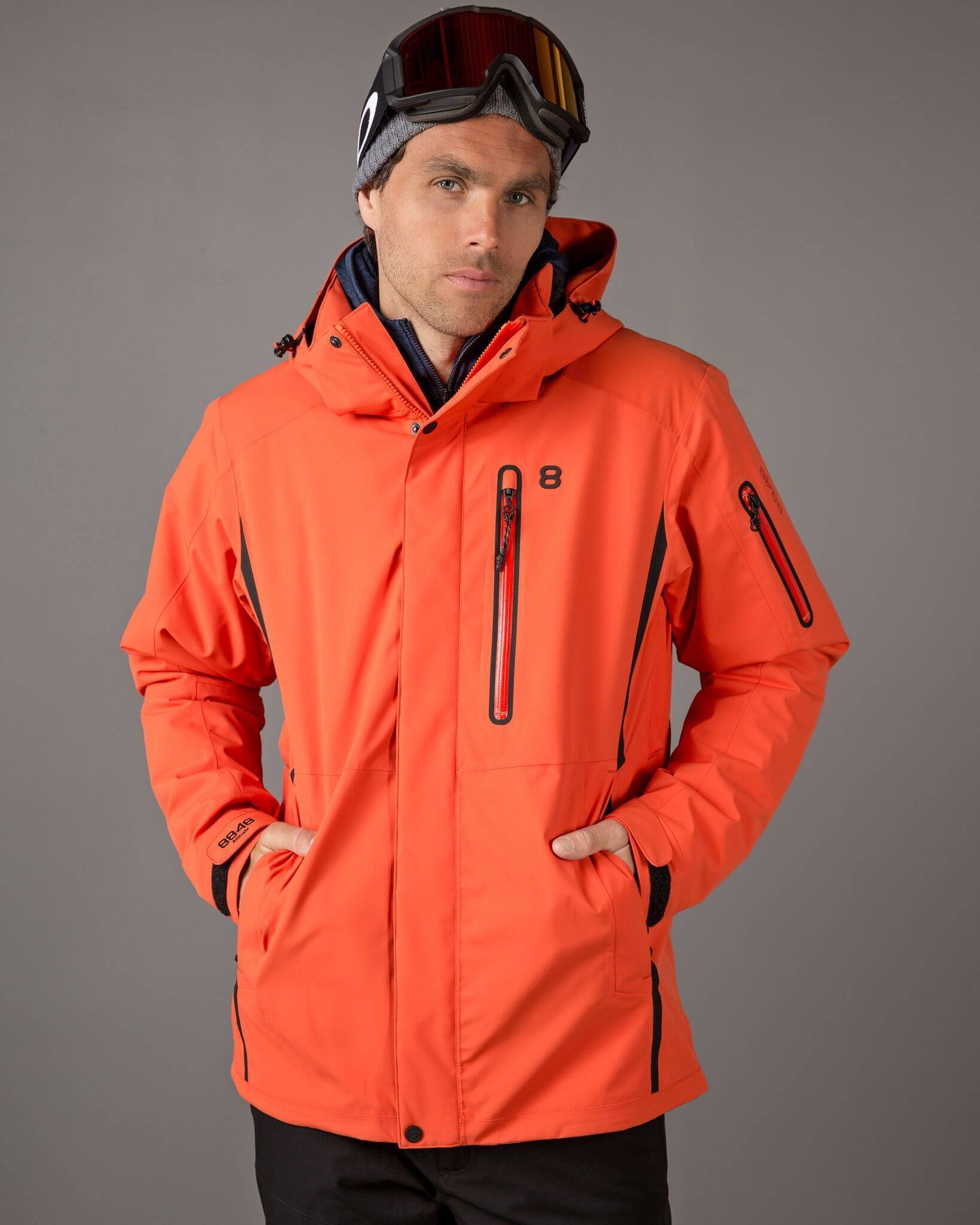 8848 Altitude Castor Jacket мужская горнолыжная куртка red clay