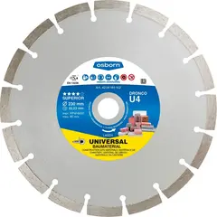 Алмазный сегментированный диск по бетону OSBORN U4 230 мм Dronco 4234185