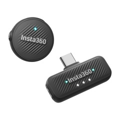 Беспроводной петличный микрофон Insta360 Mic Air (1 TX + 1 RX), Черный | Black