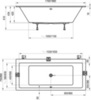 Ravak C881300000 Ванна FORMY 01 SLIM 180x80 белая