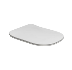 Antonio Lupi SEDILE8 сиденье эргономичное съемное Flat из термоотверждающейся смолы с петлями системы “Soft-Close”, цвет белый глянцевый фото
