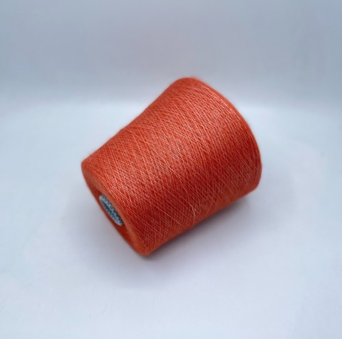Cariaggi (пр.Италия),art-Alba 2500м/100 гр. 60% Кашемир 40%Шелк , цвет-Огненно-оранжевый(47/10) ,арт-28523